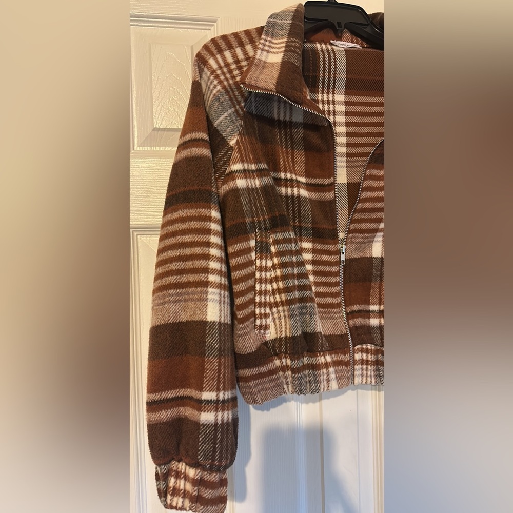 Womens Vestique Brown Multi Colored Jacket - Picture 3 of 4